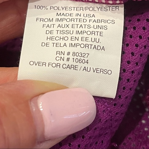 PEARL IZUMI Aloft Women’s Purple Sleeveless Lightweight Cycling Shirt Size M - Picture 8 of 11